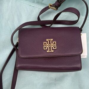 Tory Burch Dark Purple Crossbody Bag